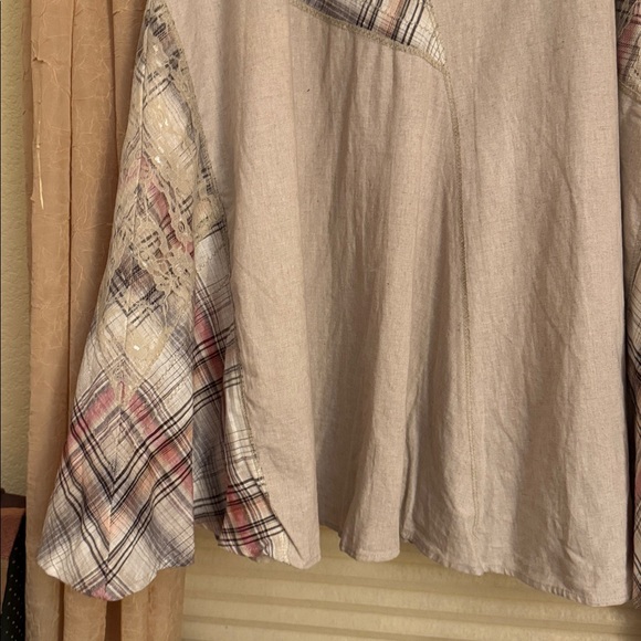 Tweeds linen maxi skirt. - Picture 3 of 7